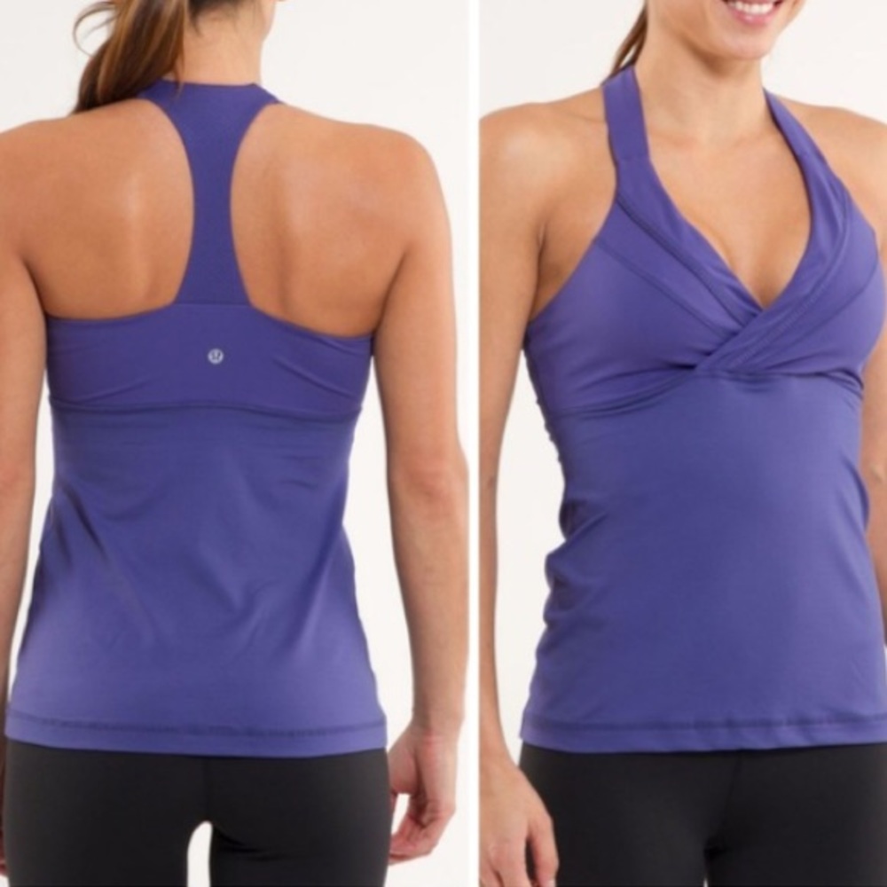 Lululemon lilac Deep Breath Tank